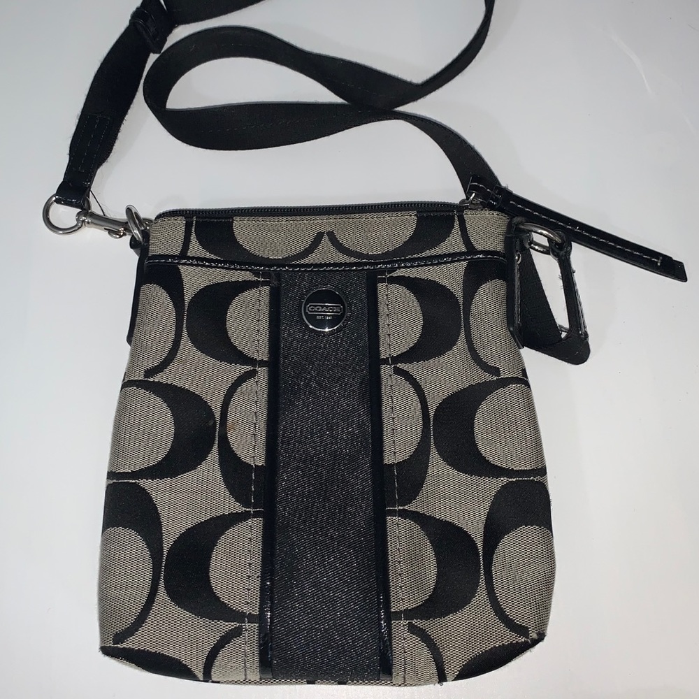 Signature Canvas Coach Crossbody